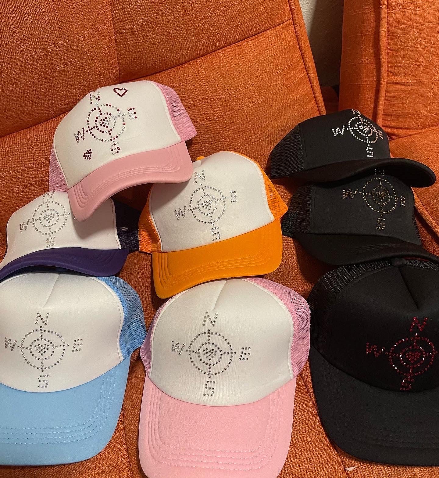 Logo Rhinestone Hat