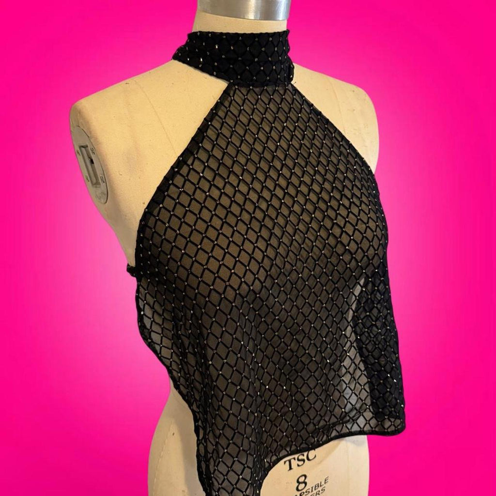 Mesh Rhinestone Set