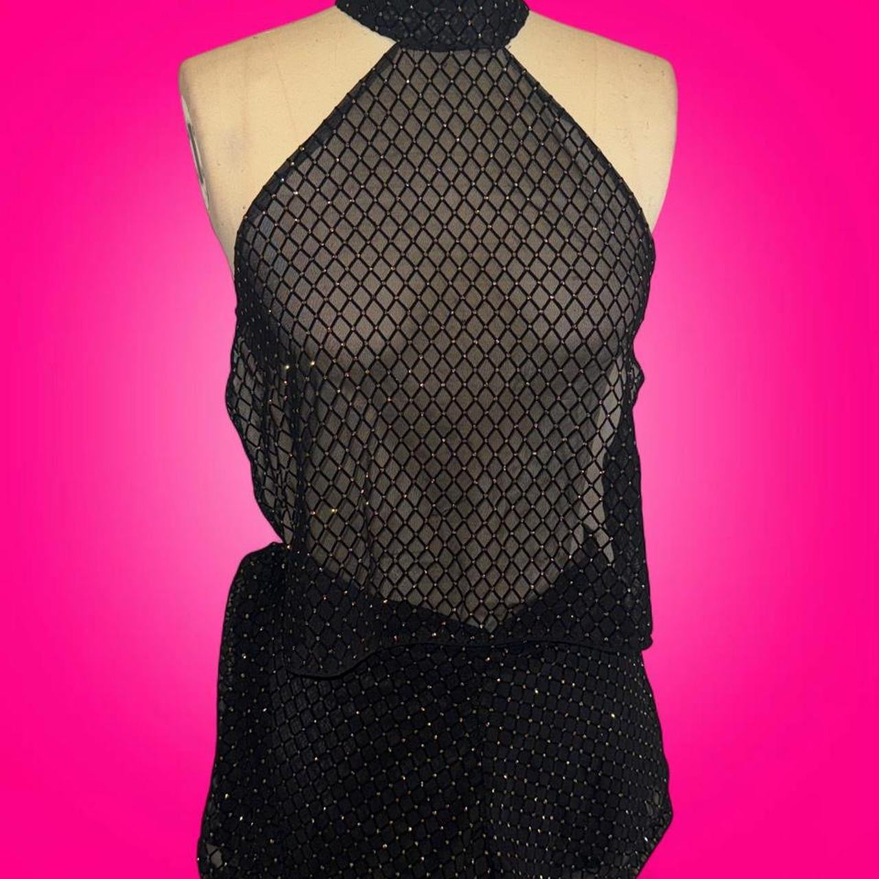 Mesh Rhinestone Set